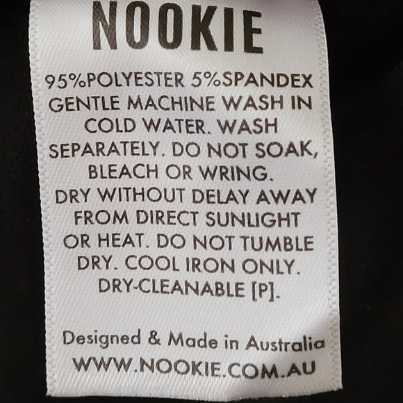 Nookie Lust One Shoulder Midi Dress Black Various - Picture 13 of 13